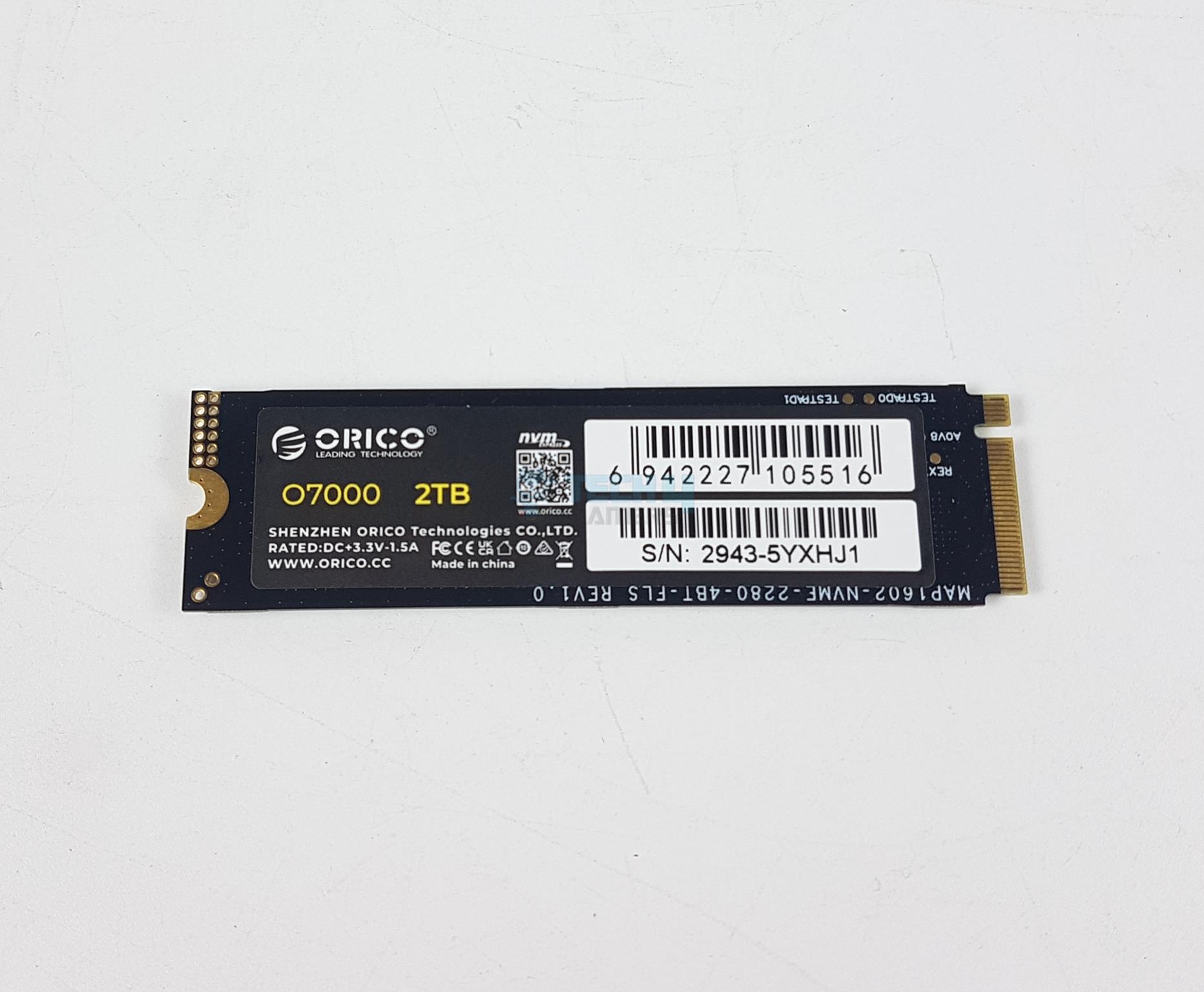 Orico O7000 2TB NVMe SSD Review: Great Speeds, Small Trade-Offs