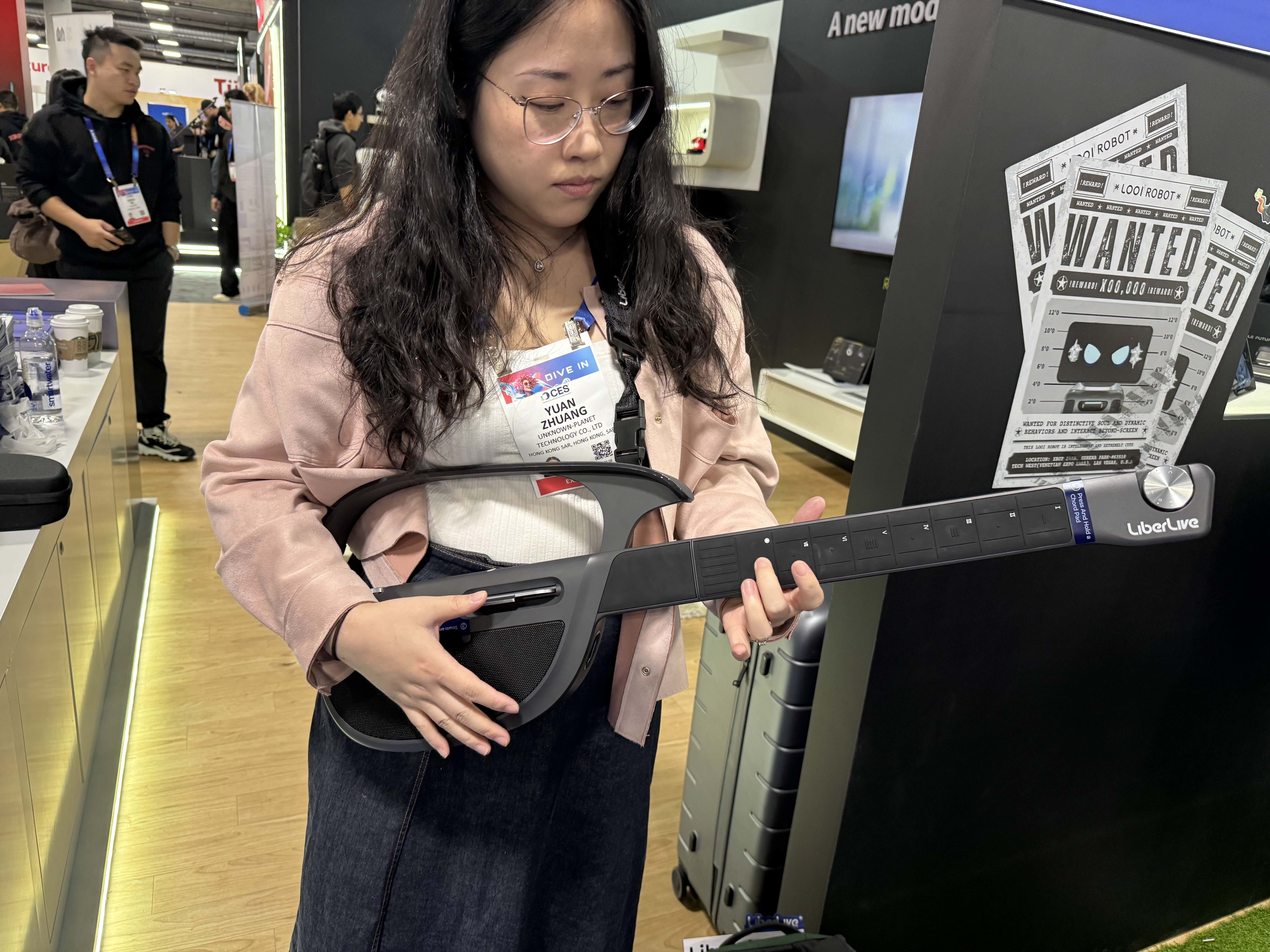 The LiberLive C1 stringless instrument isn't a guitar, and that's