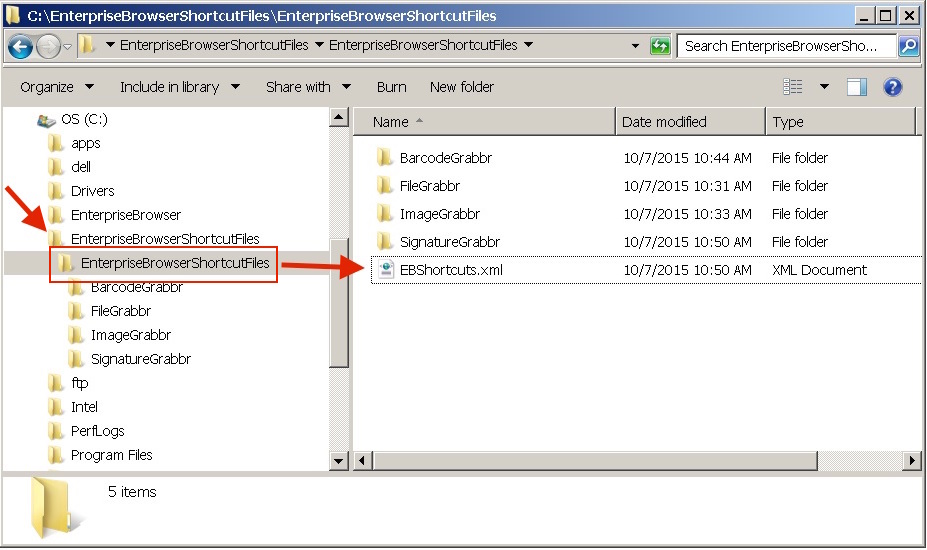 The Shortcut Utility - Zebra Technologies TechDocs