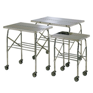 キャスター付 ステンレス作業台 MT型（200㎏） - 製品情報 株式会社