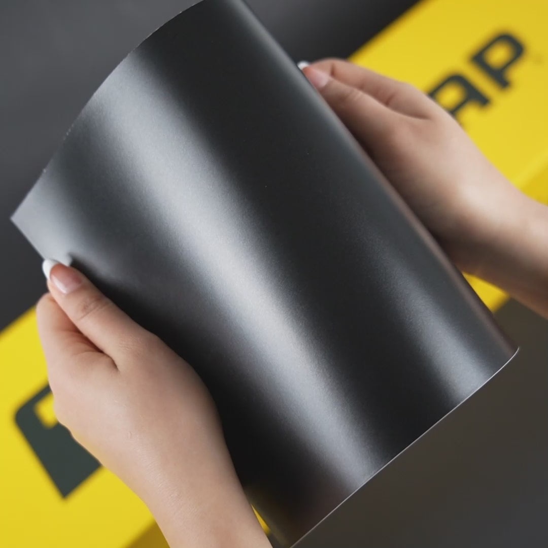 Matte Coal Black (MT01) Vinyl Wrap – Teckwrap International