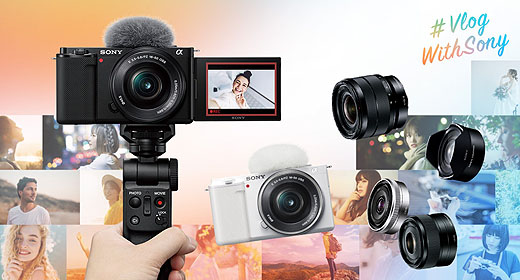 新発売のVlogカメラ『ZV-E10』とミラーレス一眼『α6400』徹底比較