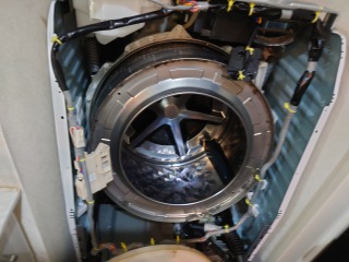 パナソニック、ドラム式洗濯機(NA-VX9800)、東京都西東京市で分解清掃