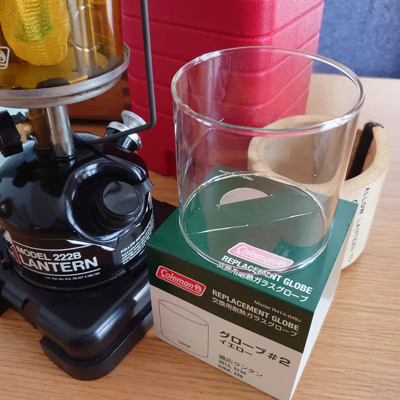 往年のコールマンの名品PEAK1ランタン 222Bのメンテナンスでわかる