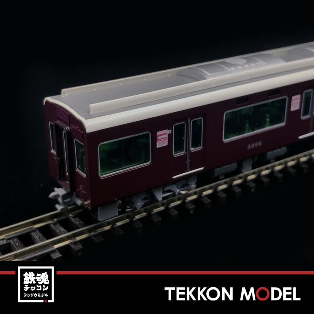 Nｹﾞｰｼﾞ KATO 10-1366阪急電鉄9300系 京都線 増結ｾｯﾄ(4両) - 鉄魂模型