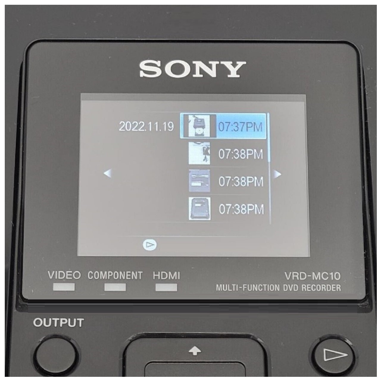 Sony VRD-MC10 DVDirect DVD Recorder and Player - HDMI Output