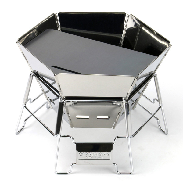 キャプテンスタッグ ヘキサ ステンレス ファイアグリル M 対応 グリル