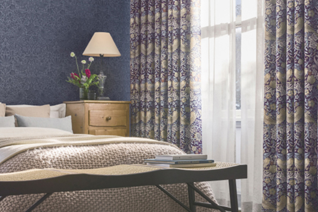 オーダーレース サンゲツ】STRAWBERRY THIEF いちご泥棒 MCF125-MCF126