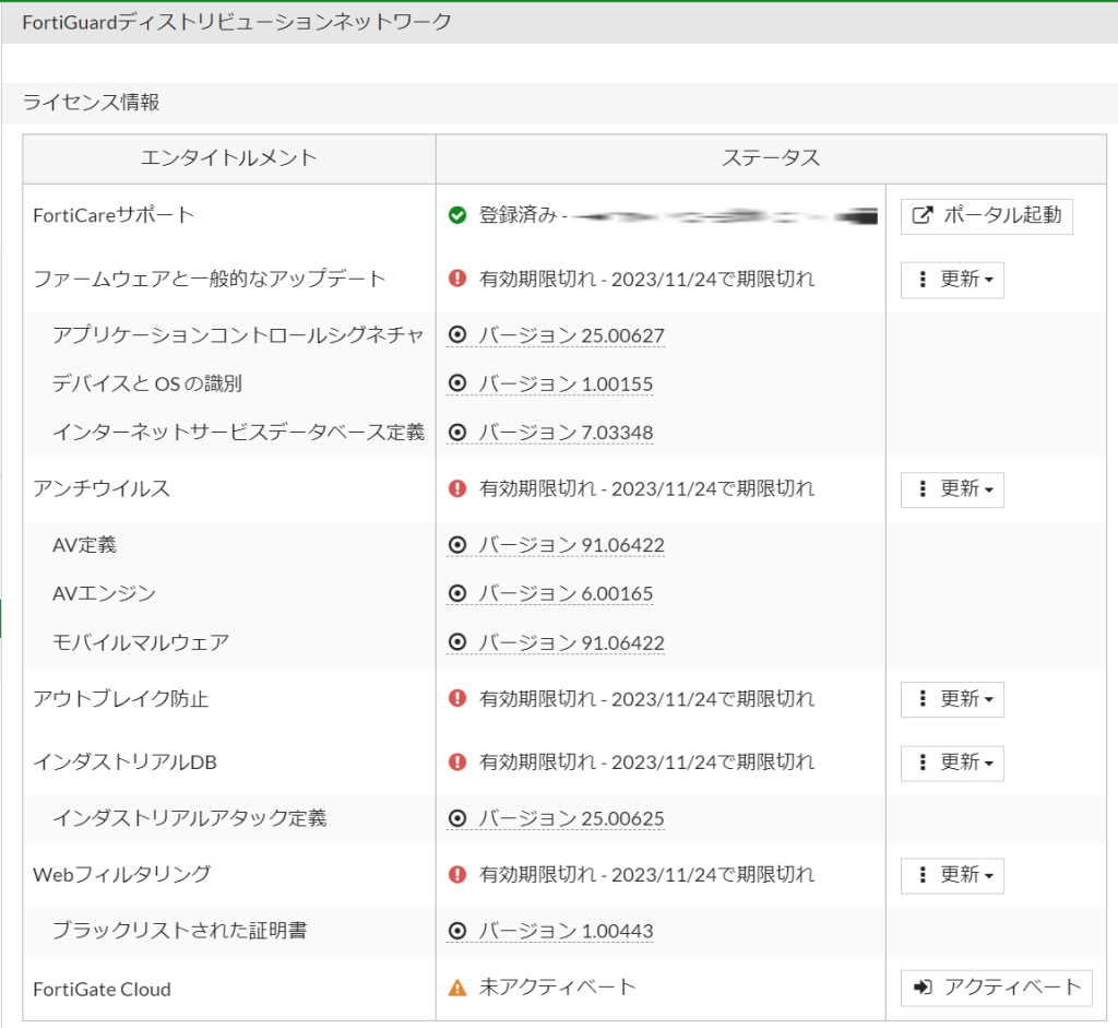 FortiGate ライセンス有効期限を確認する方法 | てこエンジニアブログ