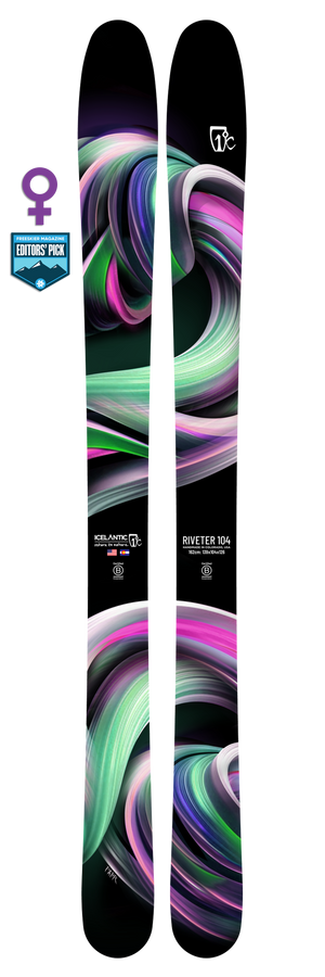 Icelantic RIVETER 104 Ski 2025 - Womens – Teton Wasatch Ski Co.