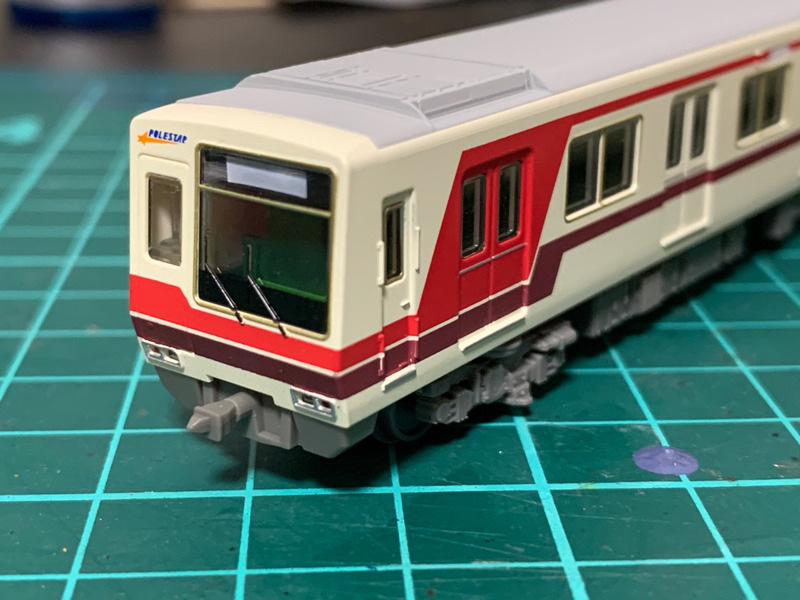 鉄道コレクション 北大阪急行8000形（ポールスター）入線 - 鉄道