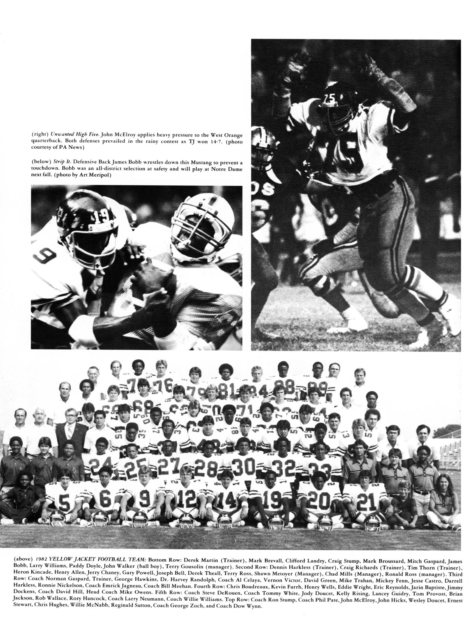 The Yellow Jacket, Yearbook of Thomas Jefferson High School, 1983