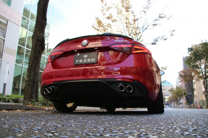 アルファロメオジュリアヴェローチェ専用TEZZO LXYスポーツマフラー