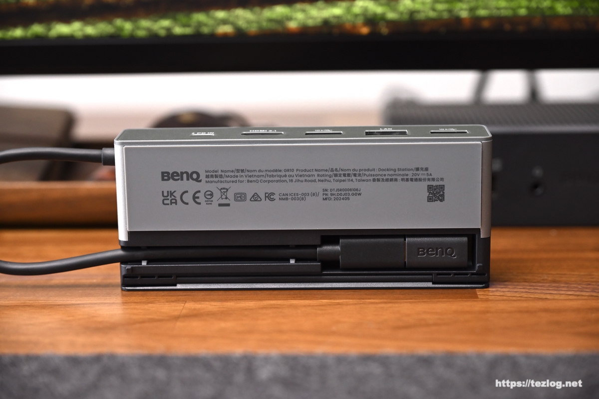 BenQ beCreatus GR10 7-in-1 USB4 モバイルドック レビュー。Mac・iPad