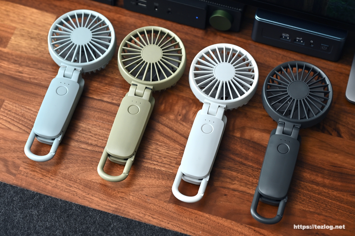 リズムのハンディファン Silky Wind Mobile 3.2 レビュー。大人気