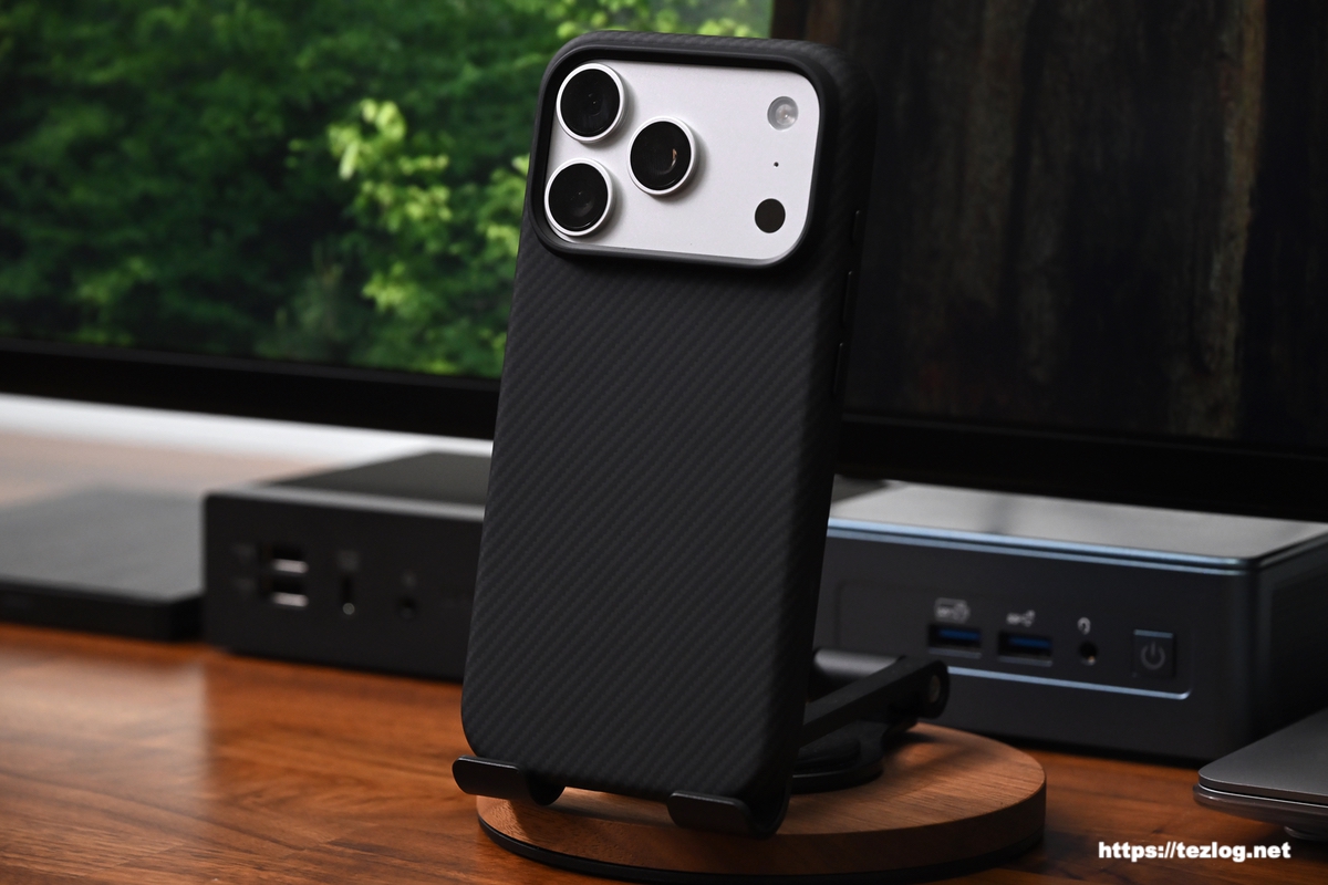 PITAKA UltraGuardケース レビュー。アラミド素材とTPUケースを一体化