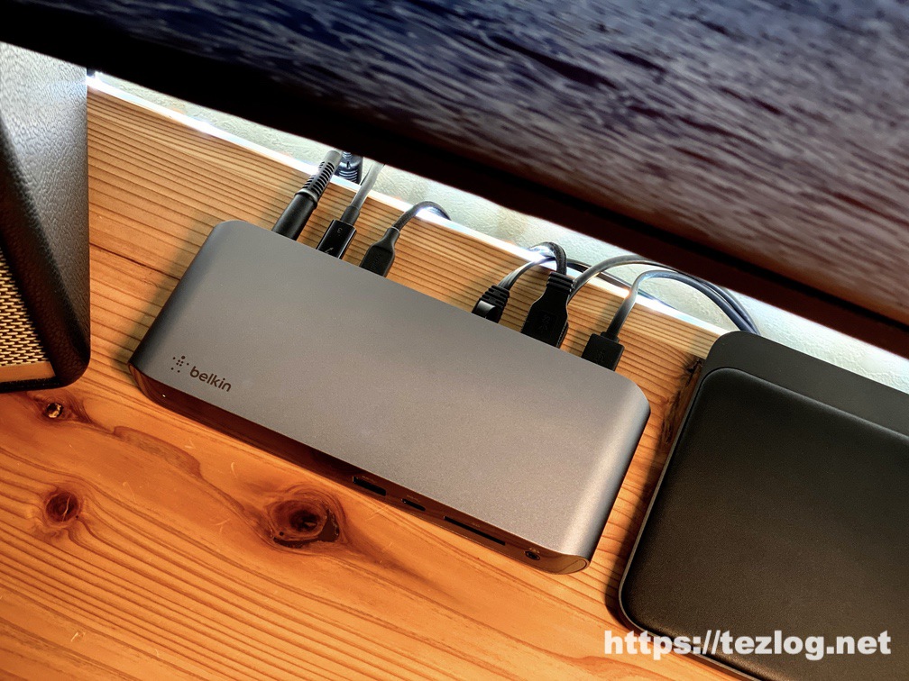 Belkin Thunderbolt 3 Dock Pro レビュー。MacBook環境を超快適にする