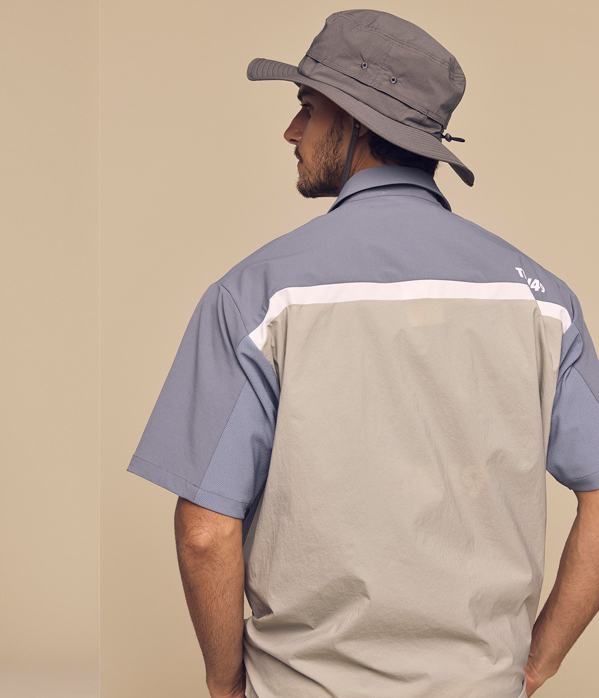 TFW49 / LIGHT COACH SHIRT L 美品 NVxB.GREY TFW49】《MEN'S》LIGHT