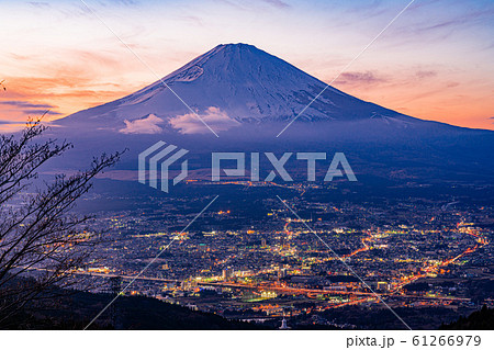 乙女峠からの夜景の写真素材 [61266979] - PIXTA