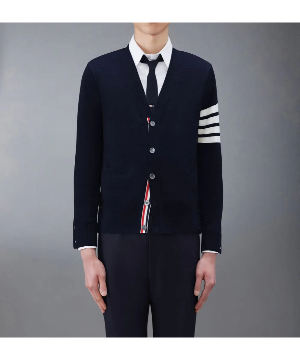 THOM BROWNE/トムブラウン_men通販 | 4BAR クラシック Vネック