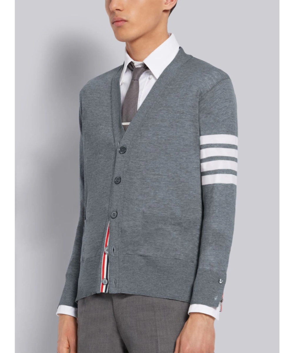 THOM BROWNE/トムブラウン_men通販 | 4BAR クラシック Vネック