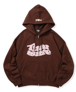 HEAVY WEIGHT 12.0oz FRONT HEART DOT LOGO ZIP HOODIE – That's life