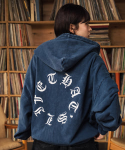 Vintage styles Circle logo zip hoodie – That's life online store