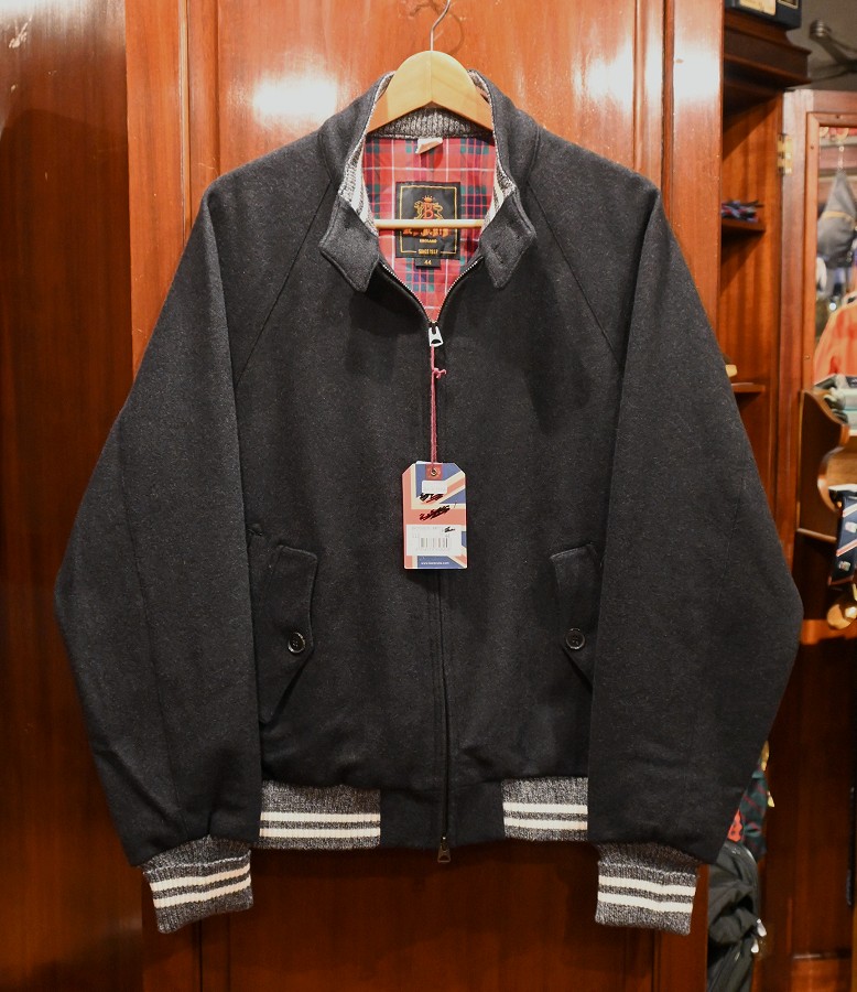 新品 BARACUTA G9 MELTON バラクータ ウールメルトン (Charcoal Gray