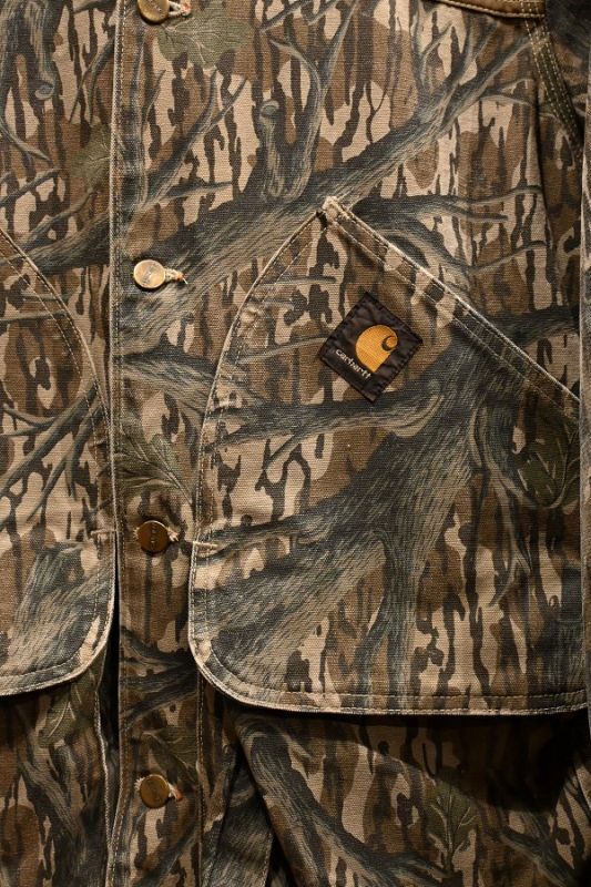 VTG/USED)80s Carhartt カーハート リアルツリーカモ ハンティング