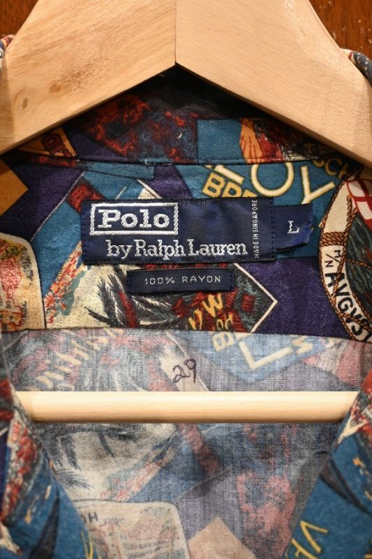 クリックポスト185円も可】USED 80s PoloRalphlauren ポロラルフ