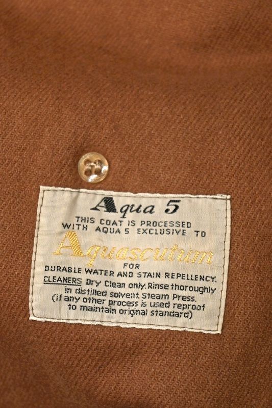 USED Aquascutum アクアスキュータム Aqua5 バルマカーンコート