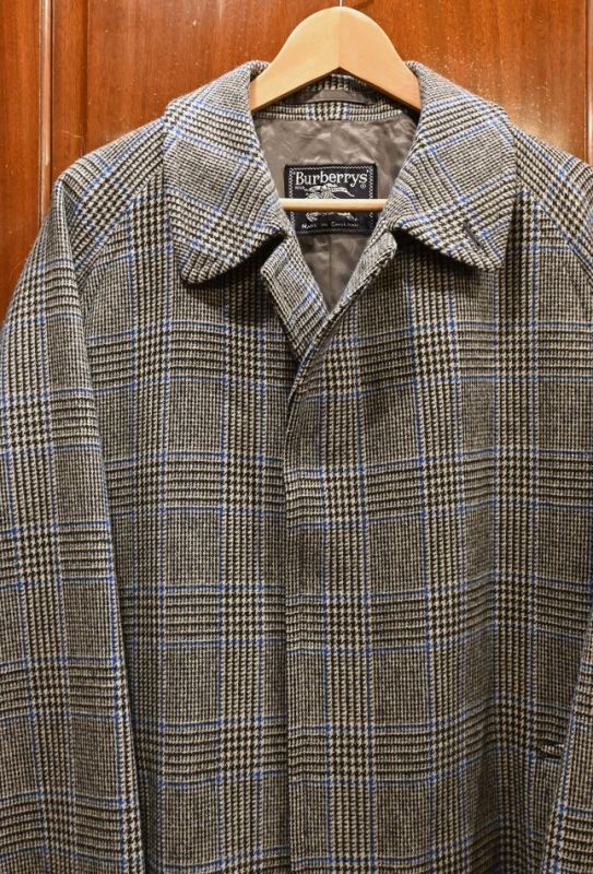 EXCELLENT USED)〜80s Burberrys バーバリー グレンプレイド ツイード