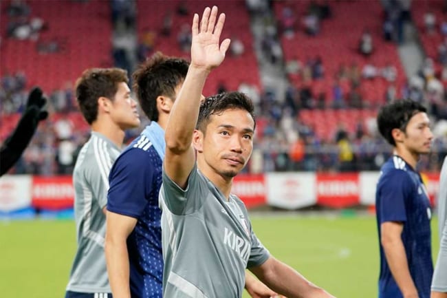 久保建英も充実の表情で… 長友の