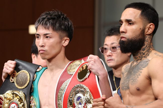 悪童ネリ54.8kg、余裕の500gアンダーで計量一発パス！ 井上尚弥は55.2