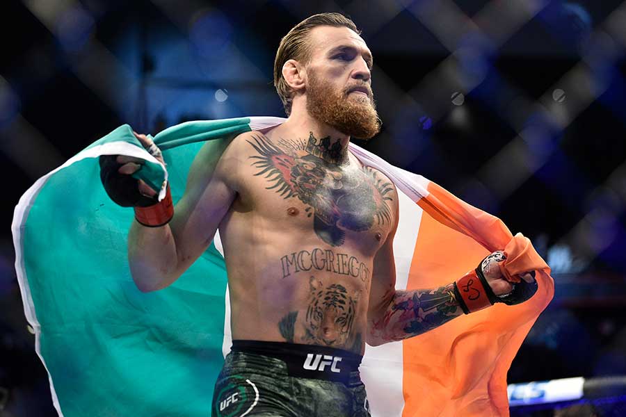 マクレガー、衝撃の40秒TKOで復帰戦勝利 1年3か月ぶり勇姿にラスベガス