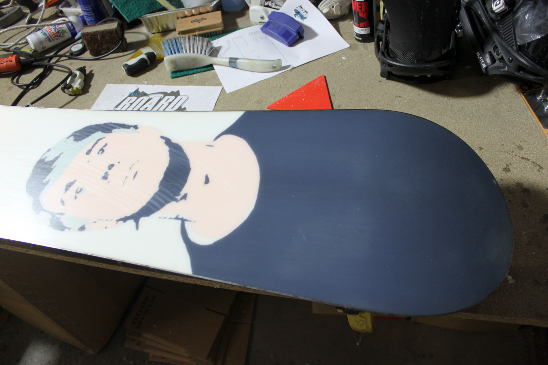 Used Burton Andy Warhol Snowboard 151cm - Good Condition - Just