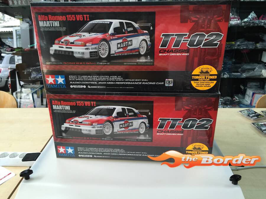 Tamiya Alfa Romeo 155 V6 TI Martini TT-02 58606
