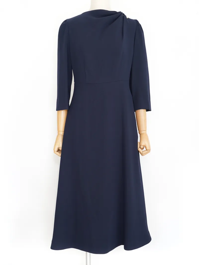 CELFORD（セルフォード） アシンメトリータックドレープドレス