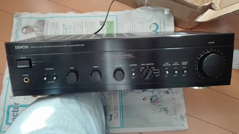 DENON PMA-390 (初代) [1]：◇ゆる～いオーディオ修理の追憶（その57