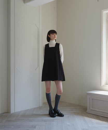 ≪通常販売≫square neck mini jumper skirt （スクエアネックミニ
