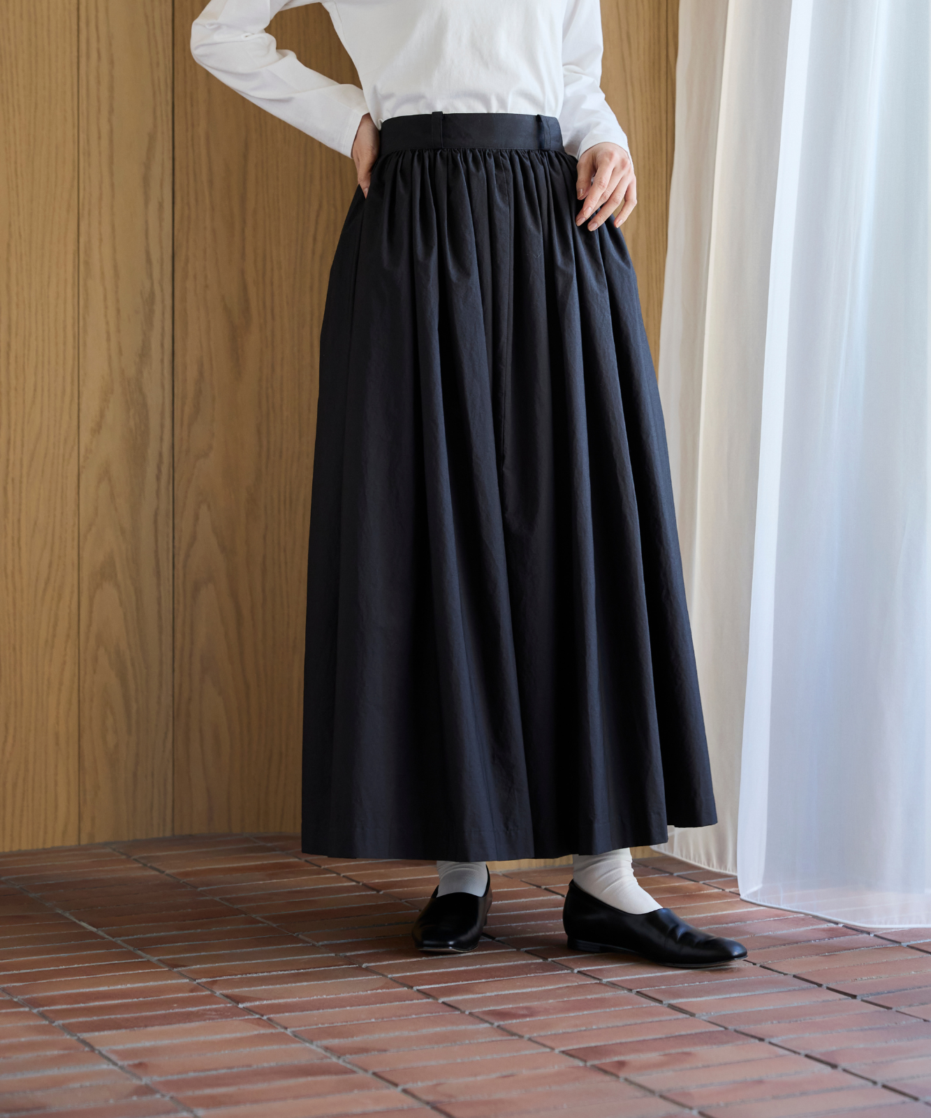 ≪通常販売≫volume gather flare skirt （ボリュームギャザーフレア
