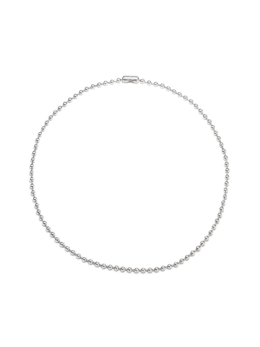 ボールチェーンネックレス シルバー-S- regular - sspj.0023