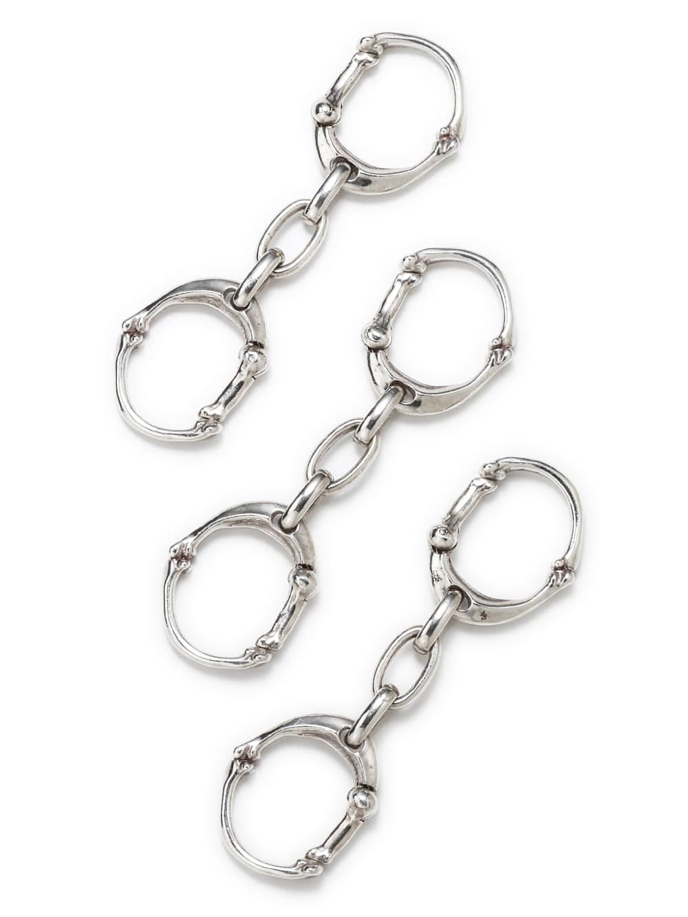 ボーンシェイプカラビナブレスレット. -S- - sspj.0021-silver