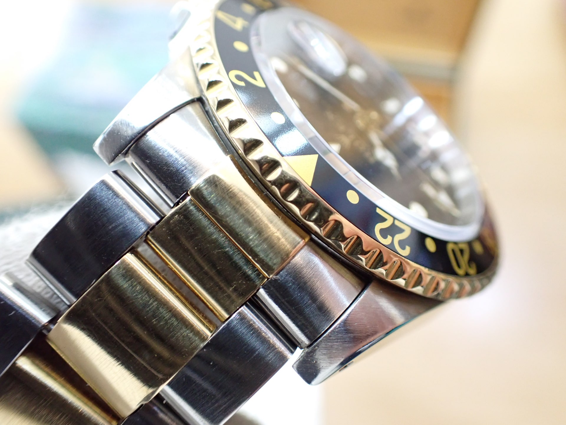 中古品B【ROLEX】ロレックス GMTマスター2 Ref.16713 K18コンビ