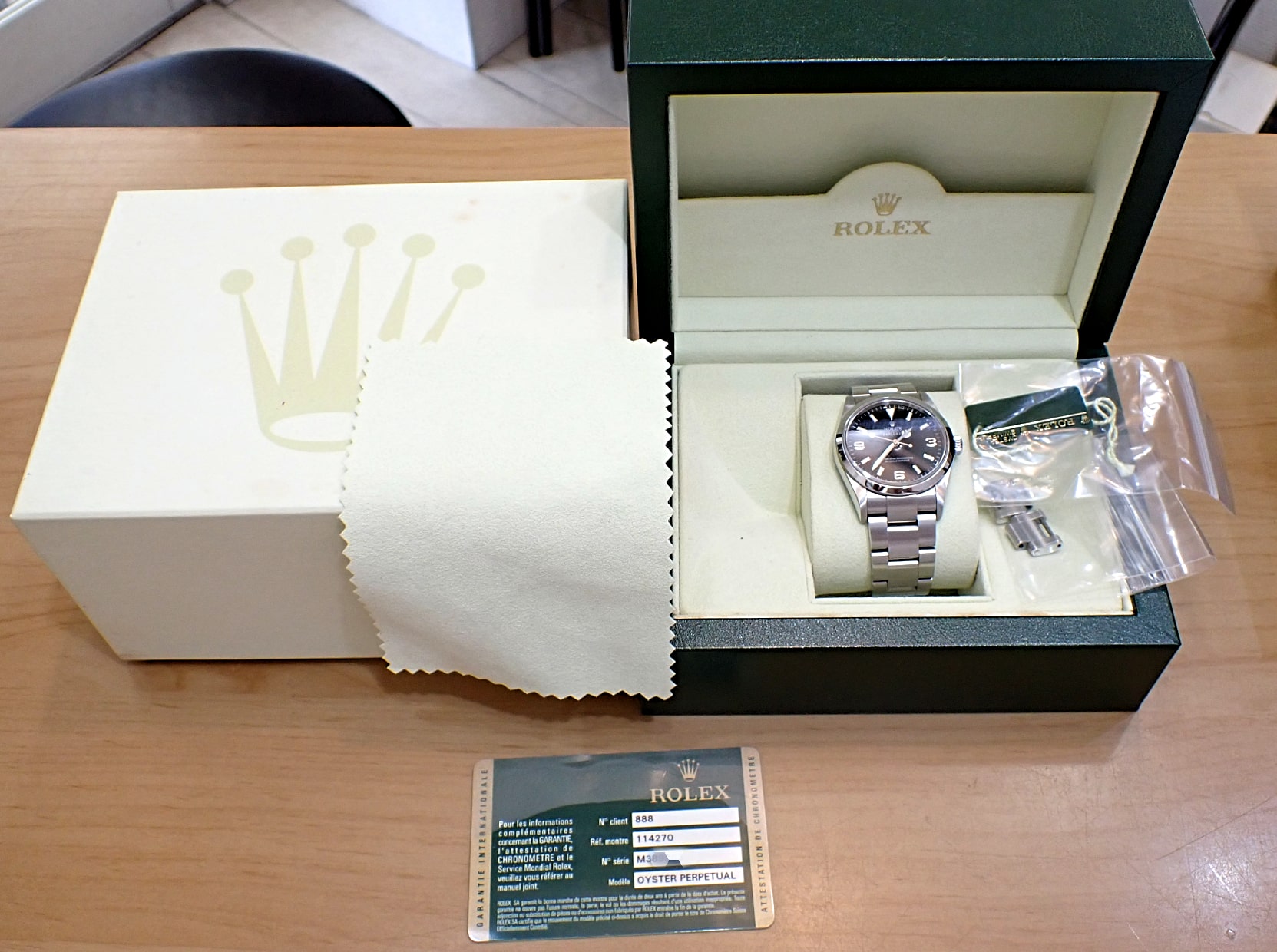 中古品A【ROLEX】ロレックス エクスプローラー1 Ref.114270 M番