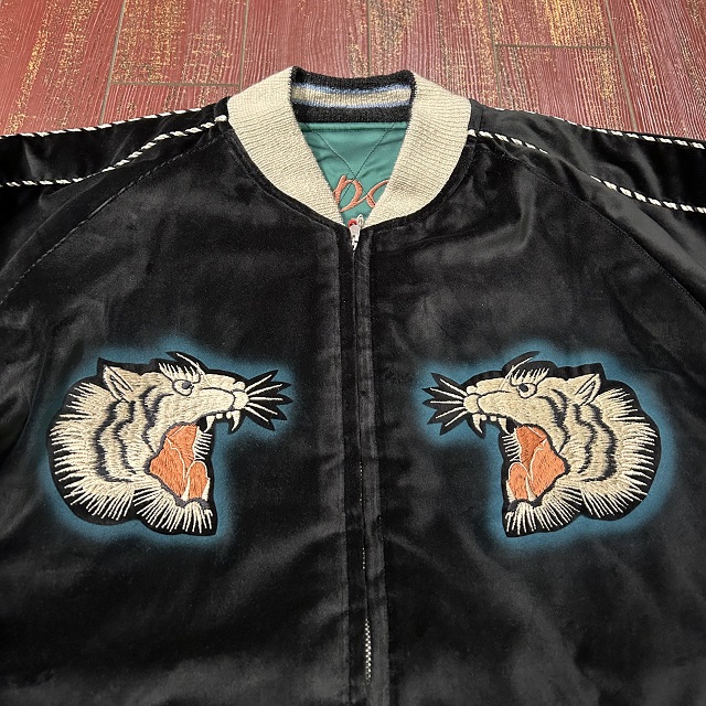 港商 スペシャルエディション 別珍スカジャン “Stencil Paint” TOYO