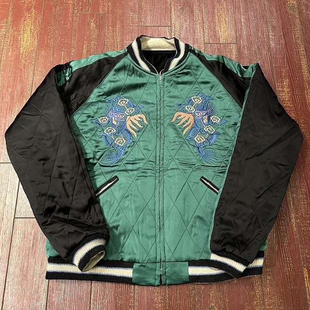 港商 スペシャルエディション 別珍スカジャン “Stencil Paint” TOYO