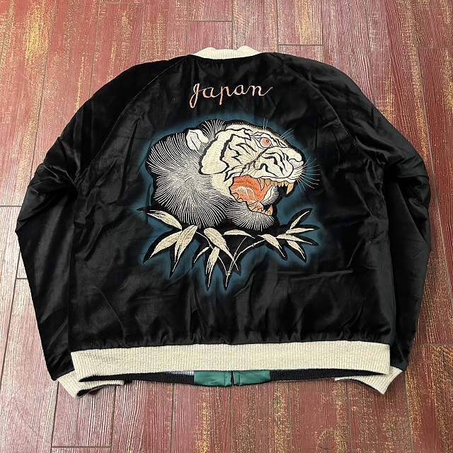 港商 スペシャルエディション 別珍スカジャン “Stencil Paint” TOYO