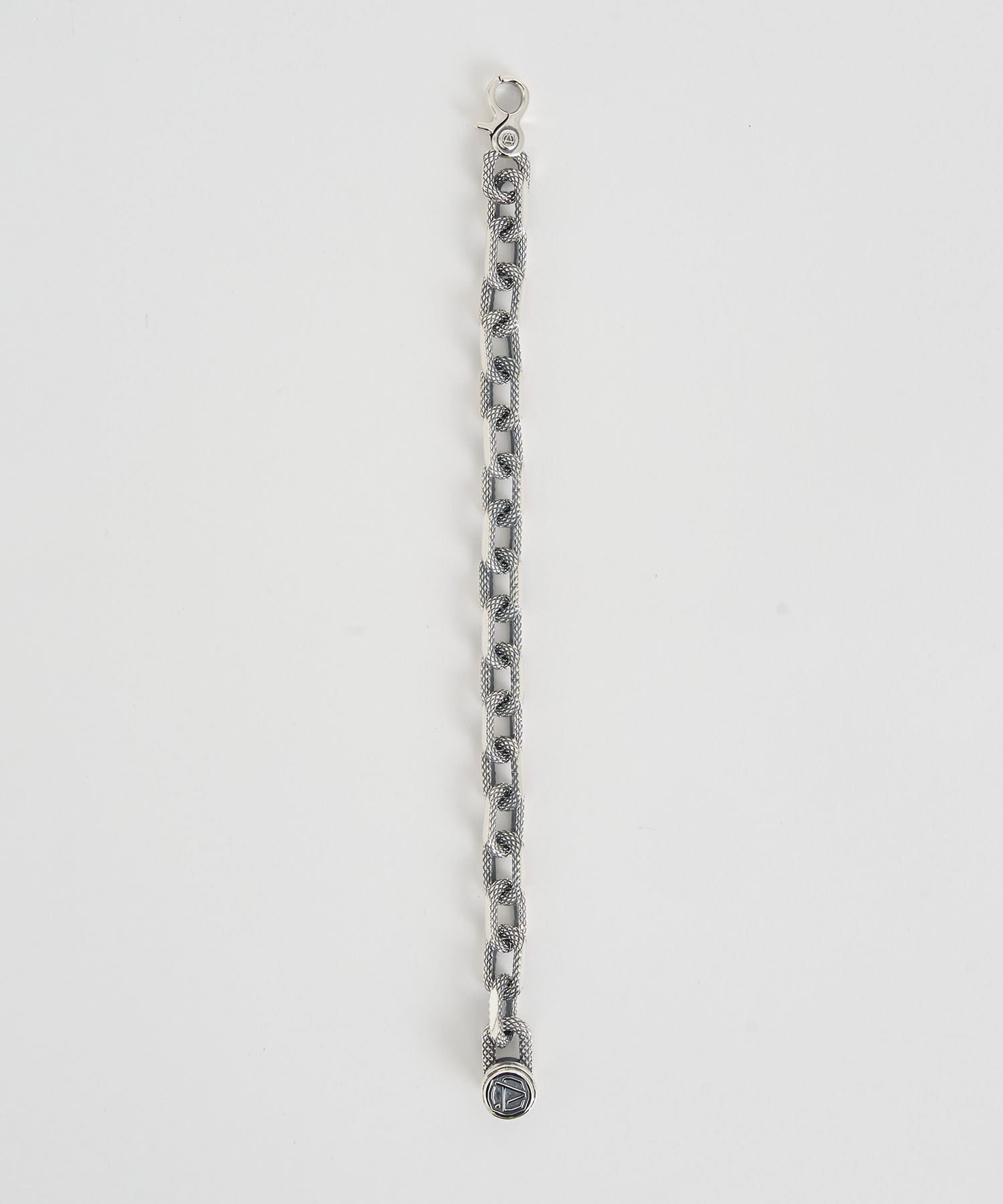 SMALL TEXTURED CHAIN BRACELET(FREE SILVER): AMBUSH: MENS｜THE