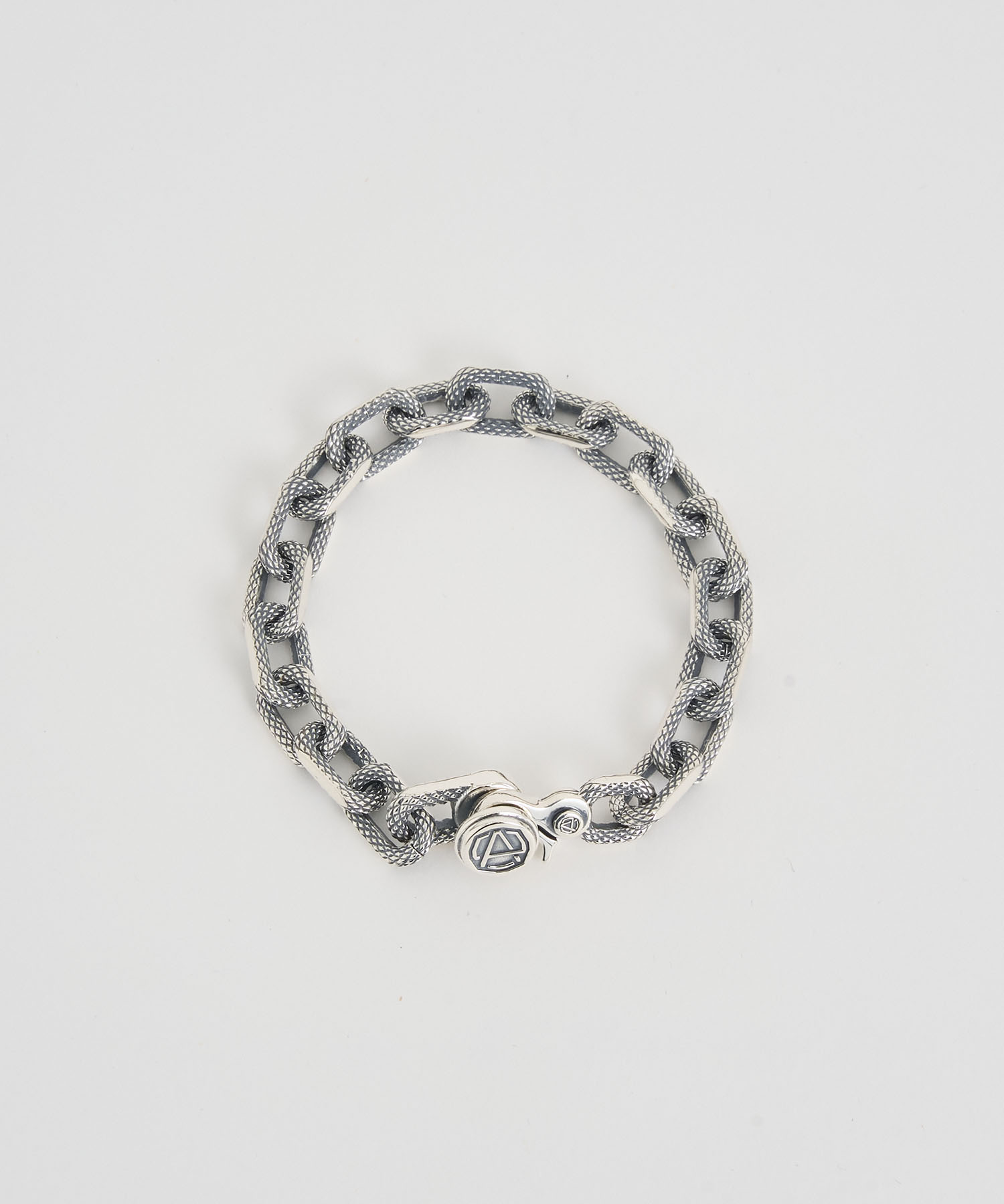 SMALL TEXTURED CHAIN BRACELET(FREE SILVER): AMBUSH: MENS｜THE